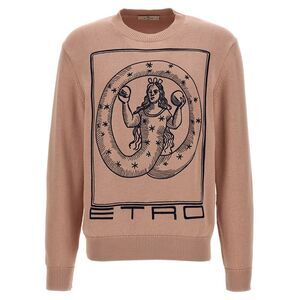 Etro Men's Logo Embroidery Sweater